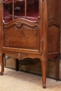 Louis XV style Display cabinet in Walnut, France 1900