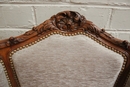 Louis XV style duchesse brisse in Walnut, France 19th century