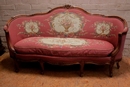 Louis XV style Sofa in Walnut, France 1920