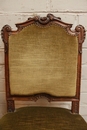 Louis XV style Seats in Walnut, France 19th century