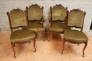 Louis XV style Seats in Walnut, France 19th century