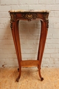 Louis XV style pedestal in Walnut, France 19th century