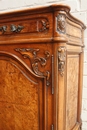 Louis XV style provencial cabinet in Walnut, France 1920