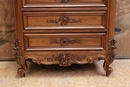 Louis XV style Secretary desk in Walnut, France 19th century