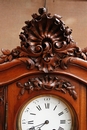 Louis XV style Clock in Walnut, France 19th century