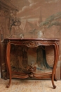 Louis XV style Console in Walnut, France 19th century