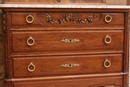 Louis XVI style Vanity in Walnut, France 1900