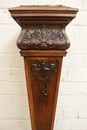 Regency style Pedestal in Walnut, France 19th century