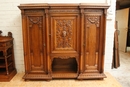 Renaissance style Bookcase in Walnut, France 19th century