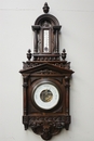 Renaissance style Barometer in Walnut, France 19th century