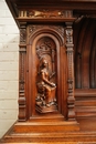 Renaissance style Cabinet in Walnut, France 19th century