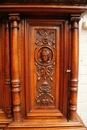 Renaissance style Cabinet in Walnut, France 19th century