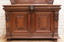 Renaissance style Cabinet in Walnut, France 19th century