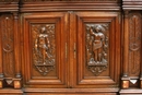 Renaissance style Cabinet in Walnut, France 19th century