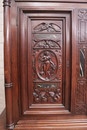 Renaissance style Cabinet in Walnut, France 19th century