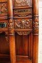 Renaissance style Cabinet in Walnut, France 19th century