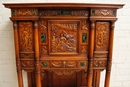 Renaissance style Cabinet in Walnut, France 19th century