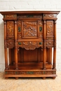 Renaissance style Cabinet in Walnut, France 19th century