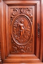 Renaissance style Cabinet in Walnut, France 19th century