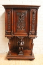 Renaissance style credenza in Walnut, France 19th century