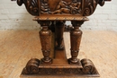 Renaissance style Desk in Walnut, France 19th century