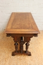 Renaissance style Desk table in Walnut, France 19th century