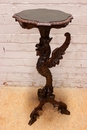 Renaissance style Pedestal in Walnut, France 19th century