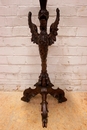 Renaissance style Pedestal in Walnut, France 19th century