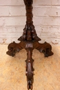 Renaissance style Pedestal in Walnut, France 19th century
