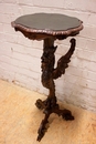 Renaissance style Pedestal in Walnut, France 19th century