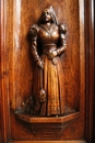 Renaissance style Cabinet in Walnut, France 19th century