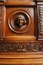 Renaissance style Cabinet in Walnut, France 19th century