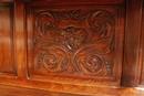 Renaissance style Cabinet in Walnut, France 19th century