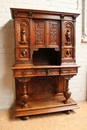 Renaissance style Cabinet in Walnut, France 19th century