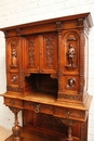 Renaissance style Cabinet in Walnut, France 19th century