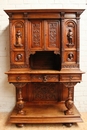 Renaissance style Cabinet in Walnut, France 19th century