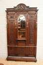 Renaissance style Hall tree  in Walnut, France 19th century