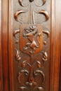 Renaissance style Hall tree  in Walnut, France 19th century