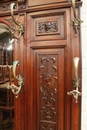 Renaissance style Hall tree  in Walnut, France 19th century