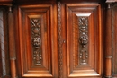 Renaissance style Display cabinet in Walnut, France 19th century