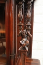 Renaissance style Display cabinet in Walnut, France 19th century