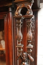 Renaissance style Display cabinet in Walnut, France 19th century