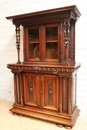 Renaissance style Display cabinet in Walnut, France 19th century