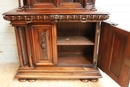 Renaissance style Display cabinet in Walnut, France 19th century