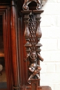 Renaissance style Display cabinet in Walnut, France 19th century