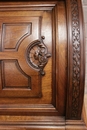 Renaissance style Desk in Walnut, France 19th century