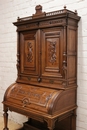 Renaissance style Desk in Walnut, France 19th century