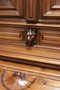 Renaissance style Desk in Walnut, France 19th century