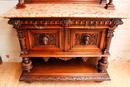 Renaissance style Server in Walnut, France 19th century