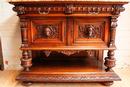 Renaissance style Server in Walnut, France 19th century